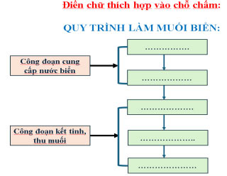 Quy trình làm muối biển