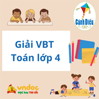 Vở bài tập Toán lớp 4 trang 99 Bài 41: Luyện tập Cánh diều