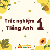 Tiếng Anh lớp 1