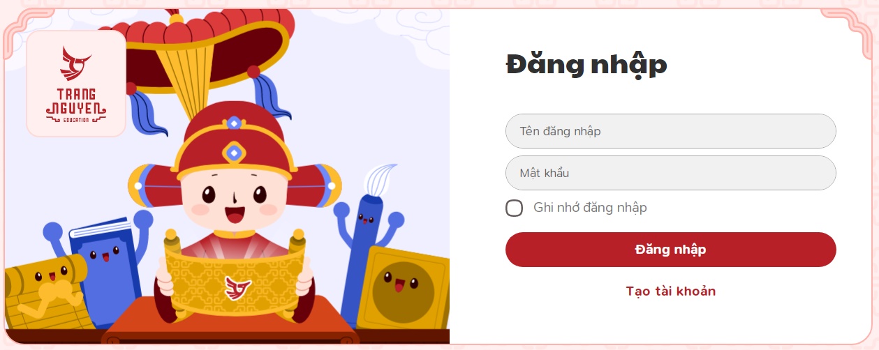 Hướng dẫn đăng kí tài khoản học sinh