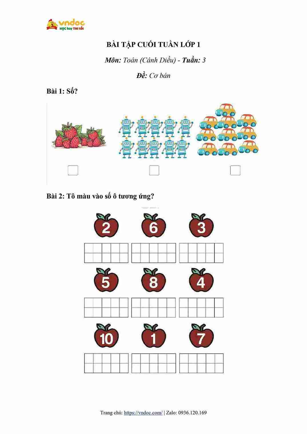 bai tap cuoi tuan toan lop 1 canh dieu tuan 3 hinh anh 0 2 2*631817