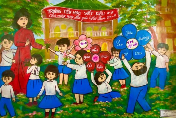 Mẫu tranh vẽ ước mơ của em