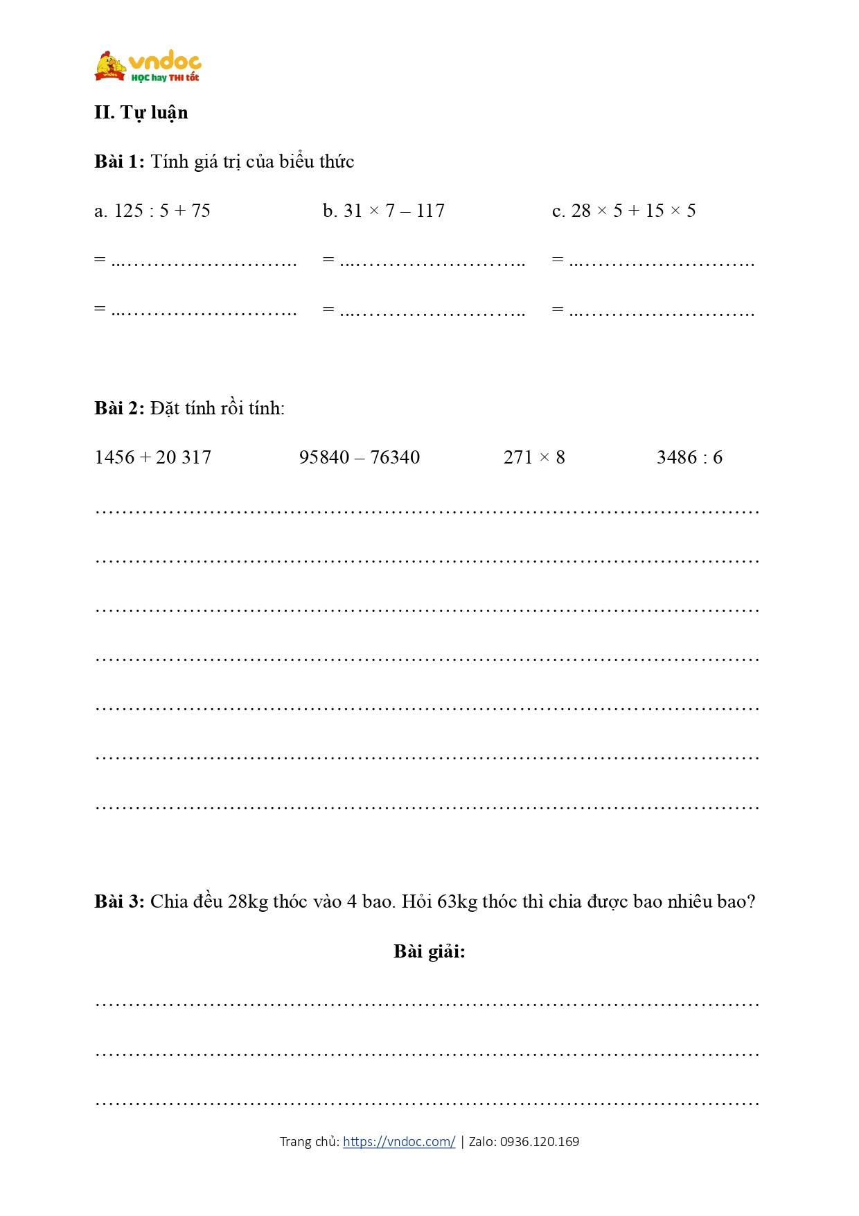 phieu bai tap cuoi tuan 4 toan 4 co ban ctst page 2*634635