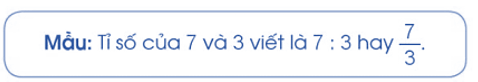Vở bài tập Toán lớp 5 Cánh diều Bài 6: Giới thiệu về tỉ số