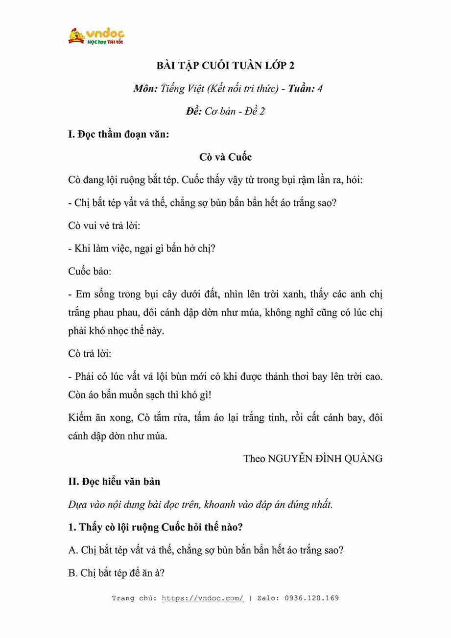 phieu bai tap cuoi tuan tieng viet lop 2 ket noi tuan 4 hinh anh 0 1*634722