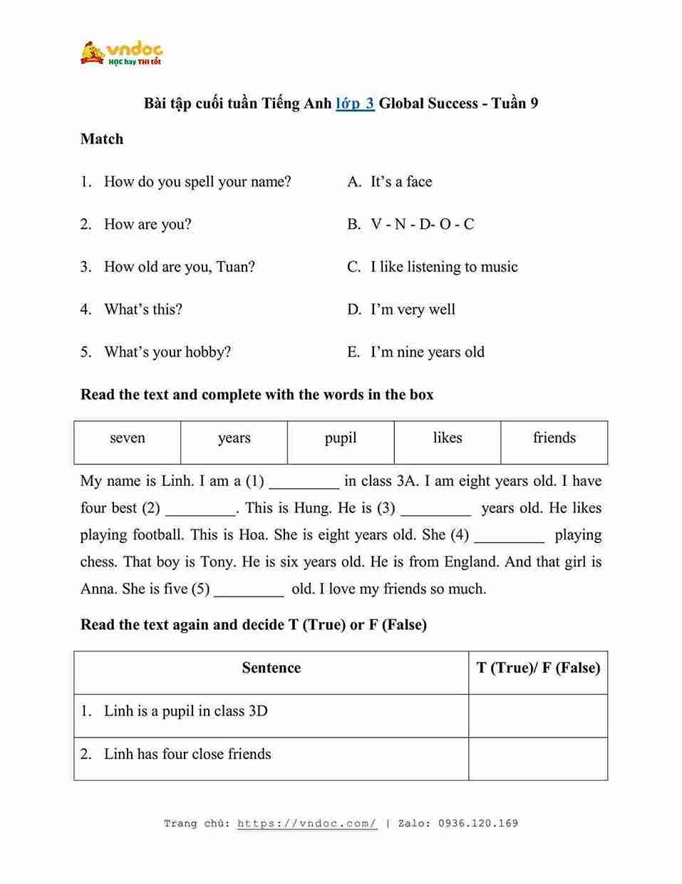 bai tap cuoi tuan tieng anh lop 3 global success tuan 9 hinh anh 0 1*640165