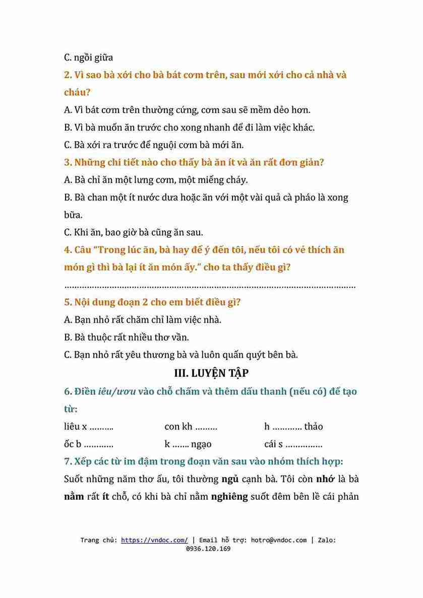 bai tap cuoi tuan tieng viet lop 3 ket noi tri thuc tuan 10 co ban hinh anh 1 1*641599