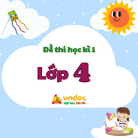 Bộ đề thi học kì 1 môn Công nghệ lớp 4 năm 2025 - 2026