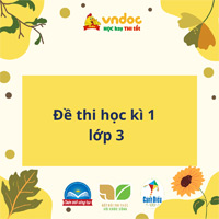 Bộ đề thi học kì 1 môn Công nghệ lớp 3 theo Thông tư 27 năm 2025 - 2026