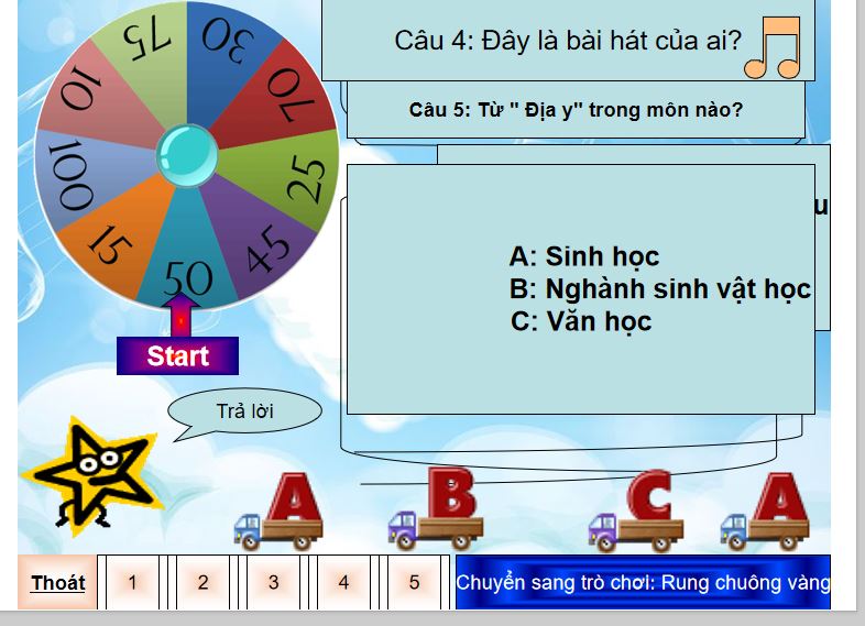 15 trò chơi Powerpoint hay nhất