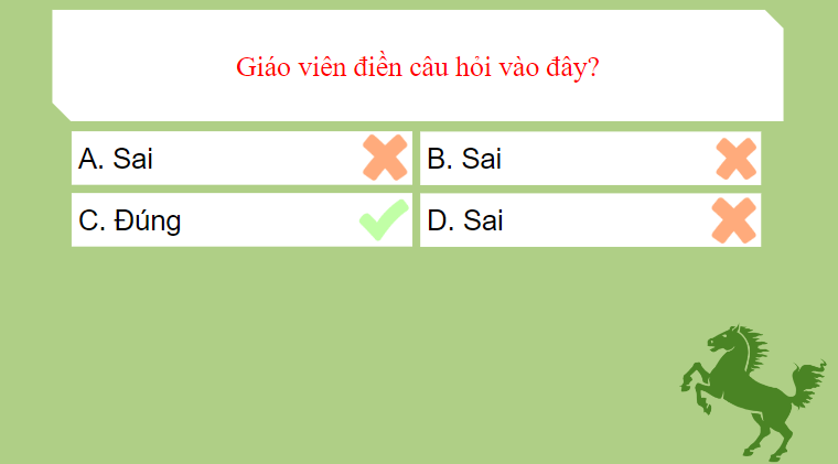 Trò chơi Powerpoint Cá ngựa