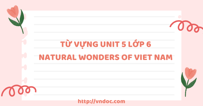 TỪ VỰNG TIẾNG ANH LỚP 6 FRIENDS PLUS UNIT 5 CHỦ ĐỀ ĐỒ ĂN VÀ SỞ THÍCH