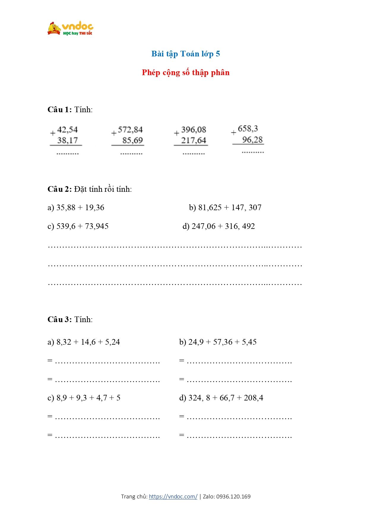bt toan lop 5 phep cong so thap phan page 1*644827