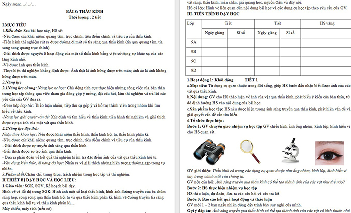 Giáo án KHTN 9 KNTT Bài 8  