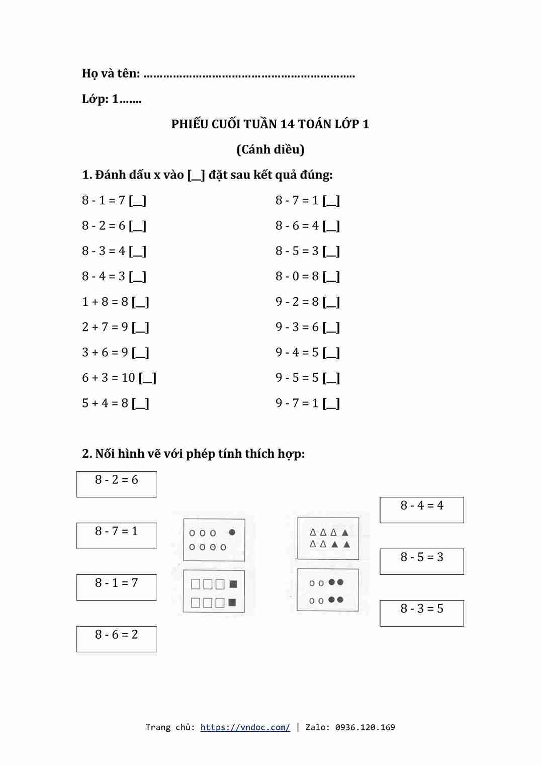 bai tap cuoi tuan toan lop 1 cd tuan 14 hinh anh 0 1*647642