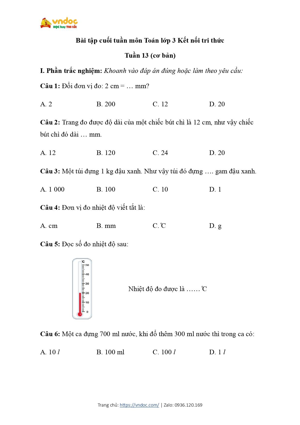 bai tap cuoi tuan toan lop 3 ket noi tri thuc tuan 13 h1*647713