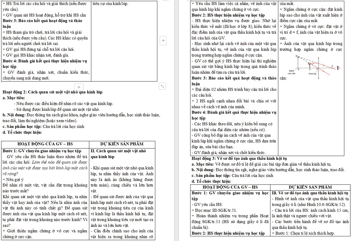 KHBD Bài 10 Khoa học tự nhiên 9 KNTT