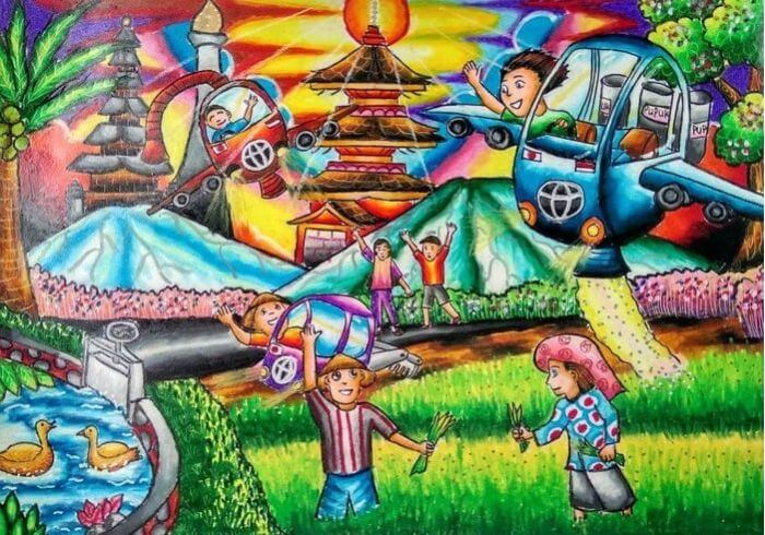 Hướng dẫn tham gia cuộc thi vẽ lớp 4