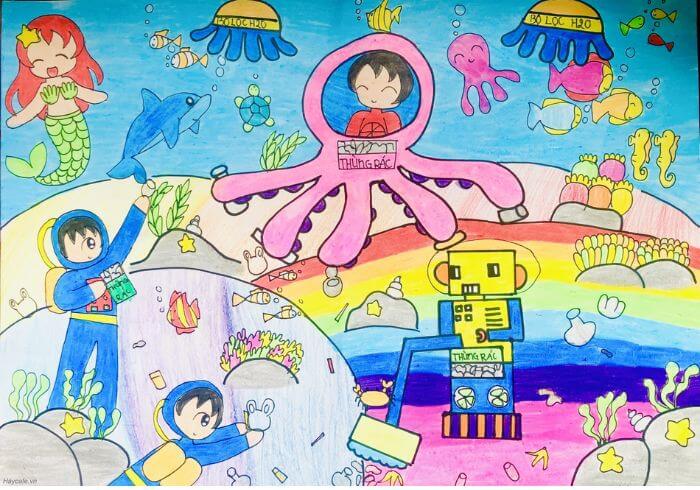 Hướng dẫn tham gia cuộc thi vẽ lớp 4