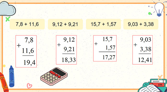 PowerPoint Toán 5 Ôn tập các phép tính với số thập phân