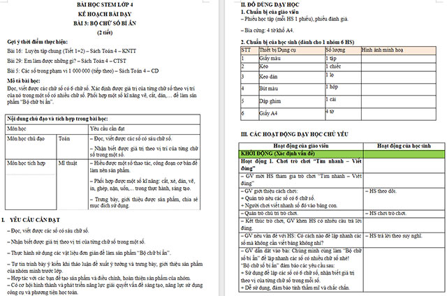 PowerPoint STEM Bộ chữ số bí ẩn