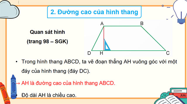PowerPoint Toán 5 Hình thang, diện tích hình thang