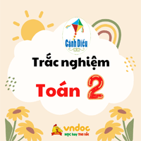 Trắc nghiệm Làm quen với phép chia - Dấu chia Cánh diều