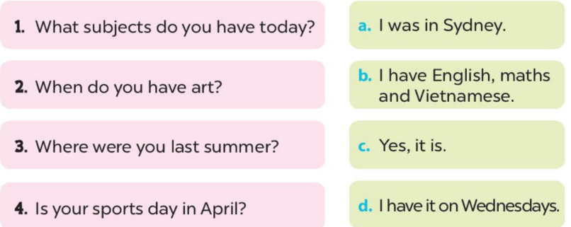 Tiếng Anh lớp 4 Review 2 trang 74 75 Global success