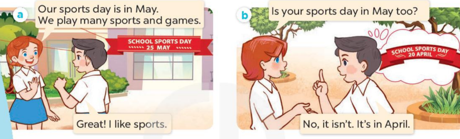 Tiếng Anh lớp 4 unit 9 lesson 1 trang 62 63 Global success