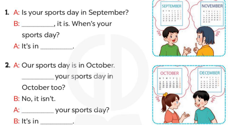 Tiếng Anh lớp 4 unit 9 lesson 2 trang 64 65