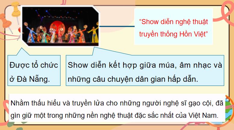 Nói và nghe: Chương trình nghệ thuật em yêu thích
