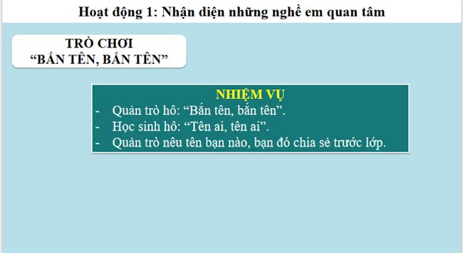 Giáo án PowerPoint HĐTN 9 Chủ đề 8