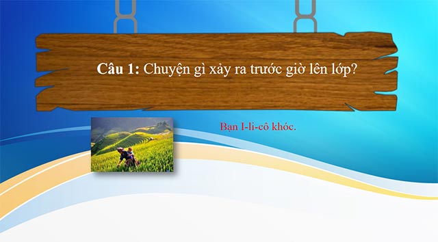 PowerPoint Tiếng Việt 5 Chuyện nhỏ trong lớp học