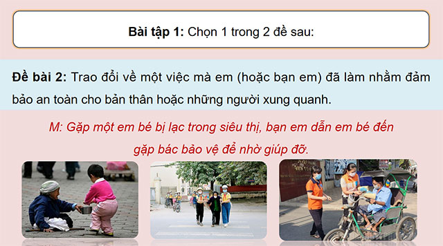 PowerPoint Tiếng Việt 5 Trao đổi Vì cuộc sống yên bình