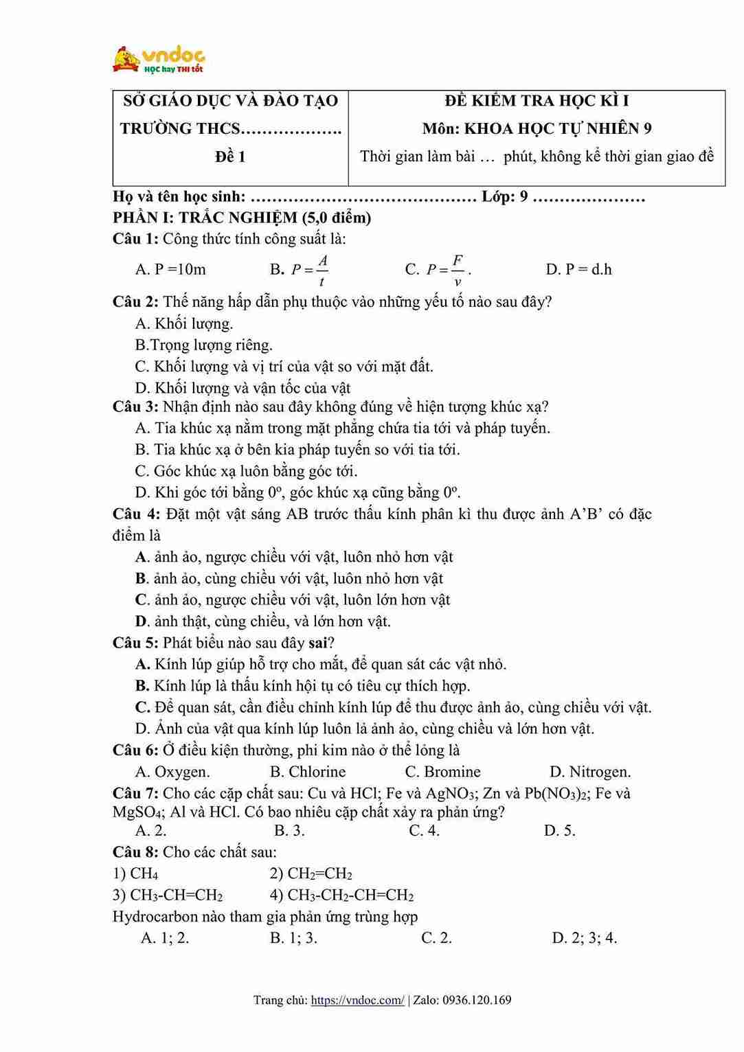 de thi hoc ki 1 khoa hoc tu nhien 9 sach canh dieu tao de 1 hinh anh 0 1*654063