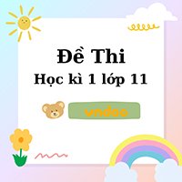 Bộ đề thi học kì 1 Hóa 11 Chân trời sáng tạo Cấu trúc mới