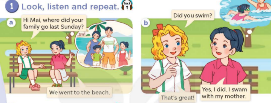 Tiếng Anh lớp 5 Unit 11 lesson 1 trang 6, 7 Global Success