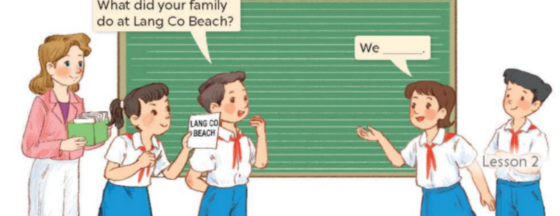 Tiếng Anh lớp 5 Unit 11 lesson 2 trang 8, 9 Global Success