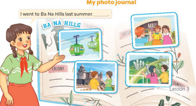 Tiếng Anh lớp 5 Unit 11 lesson 3 trang 10, 11 Global Success