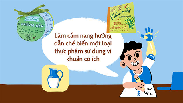 PowerPoint STEM Vi khuẩn có ích trong chế biến thực phẩm