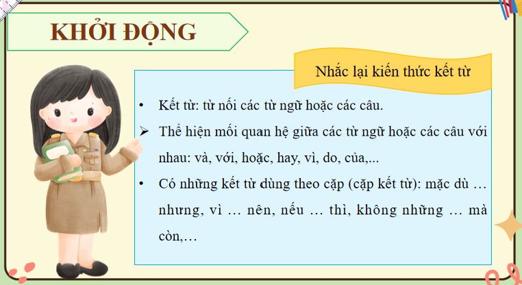 PowerPoint Tiếng Việt 5 Luyện tập về kết từ