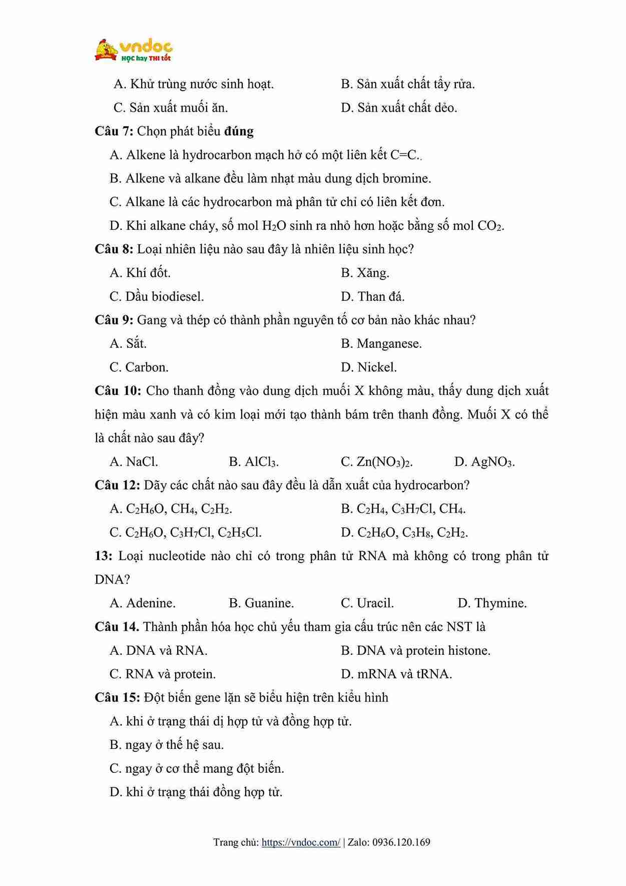 de thi hoc ki 1 khoa hoc tu nhien 9 sach ket noi tri thuc de 1 hinh anh 1 1*655374