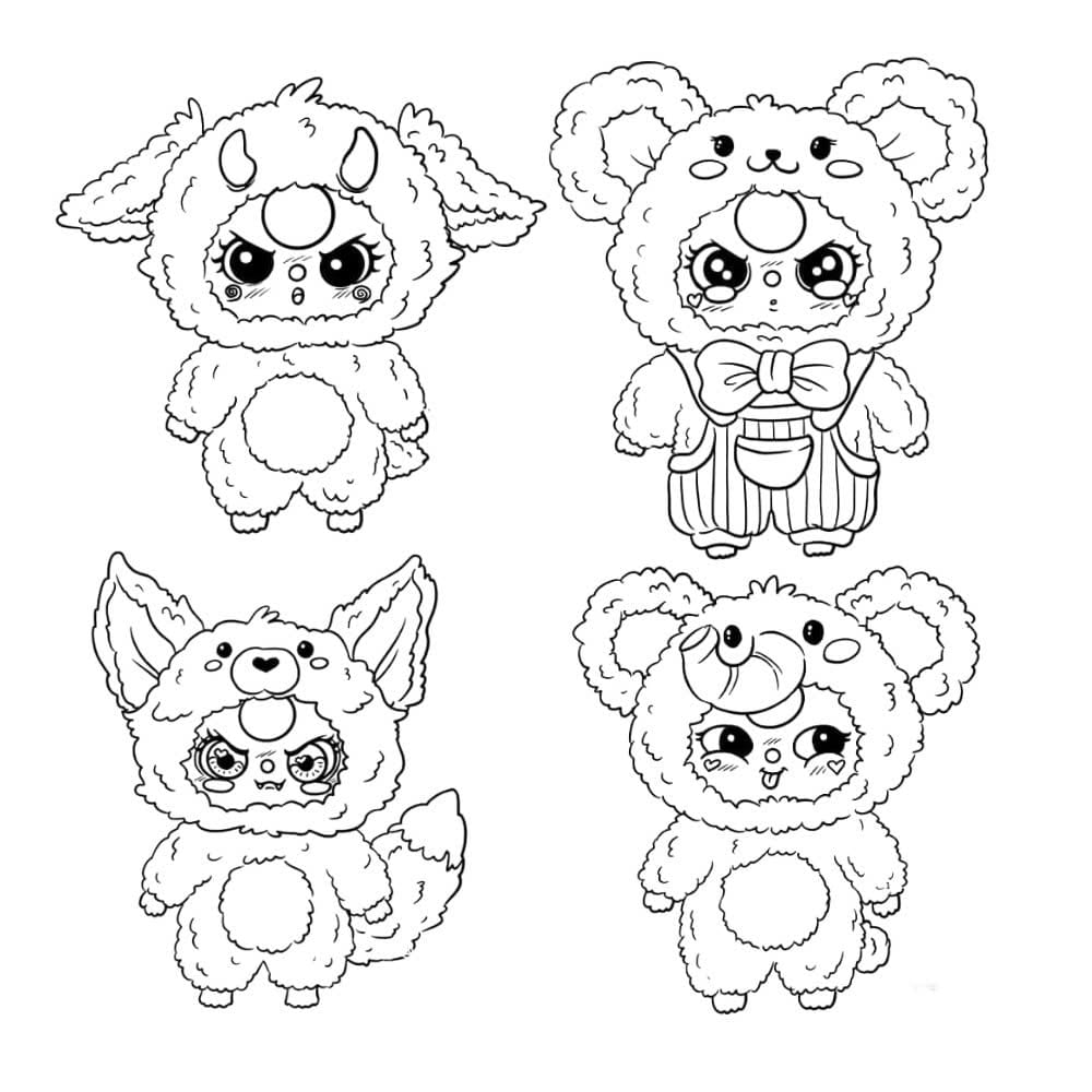 Bộ tranh tô màu Baby Three