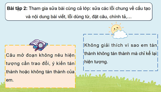 PowerPoint Tiếng Việt 5 Trả bài viết đoạn văn nêu ý kiến về một hiện tượng xã hội