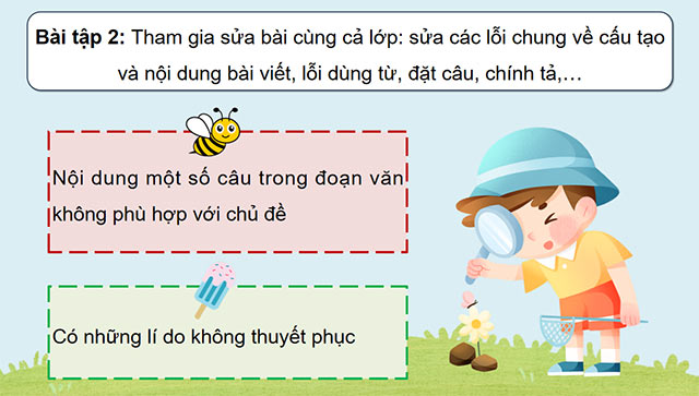 PowerPoint Tiếng Việt 5 Trả bài viết đoạn văn nêu ý kiến về một hiện tượng xã hội