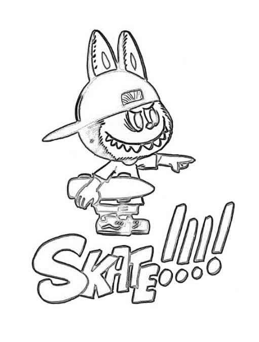 Bộ tranh tô màu Labubu