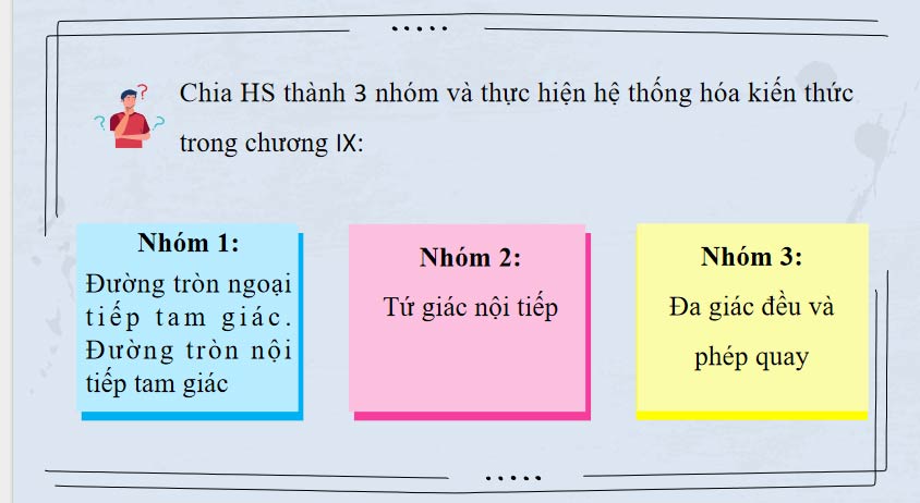 Giáo án Toán 9 Bài tập cuối chương 9 