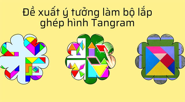 PowerPoint STEM Bộ lắp ghép hình Tangram
