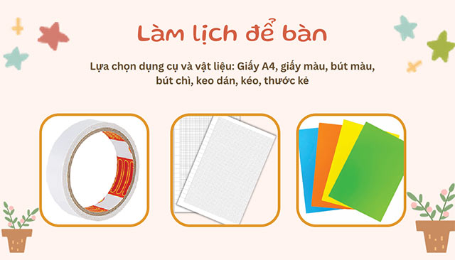 PowerPoint STEM Lịch để bàn tiện ích