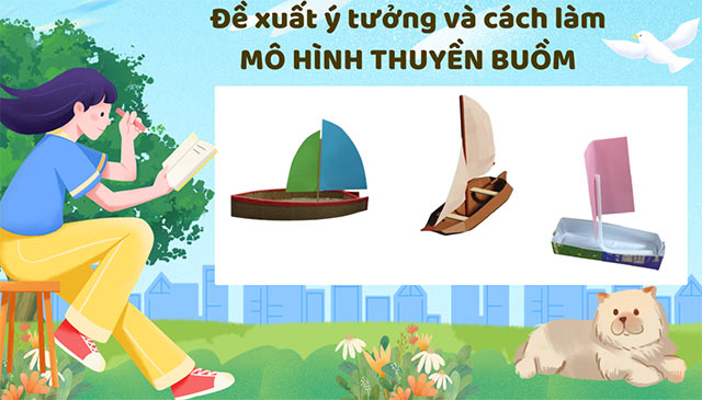 PowerPoint STEM Mô hình thuyền buồm